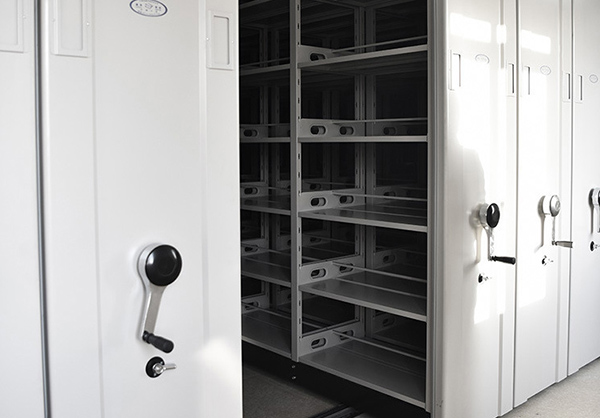 海發密集架案例，雙立柱密集架、底圖密集架、密集柜專業提供